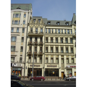 รูปถ่าย รัสเซีย(Russia) มอสโก(Moscow) ถนนตแวร์สกายา(Tverskaya Street) 2005-04 22