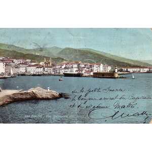 รูปถ่าย ฝรั่งเศส(France) คอร์สิคา(Corsica) โปสการ์ดเก่า(Old Postcards) บาสเทีย(Bastia) 1900-01 12