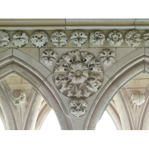 รูปถ่าย ฝรั่งเศส(France) มงแซ็งมีแชล(Mont St Michel) ระเบียงคดแอบบีมงแซ็งมีแชล(Mont St Michel Abbey Cloister) 2010-04 77