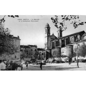 รูปถ่าย ฝรั่งเศส(France) คอร์สิคา(Corsica) โปสการ์ดเก่า(Old Postcards) บาสเทีย(Bastia) 1900-01 143