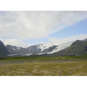 รูปถ่าย ไอซ์แลนด์(Iceland) ถนนหมายเลข 1 จากโยกุลซาร์เลานไปวีก(Road 1 Jokulsarlon to vik) 2003-06 41
