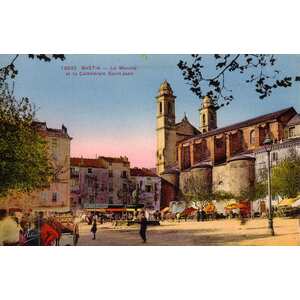 รูปถ่าย ฝรั่งเศส(France) คอร์สิคา(Corsica) โปสการ์ดเก่า(Old Postcards) บาสเทีย(Bastia) 1900-01 165