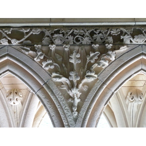 รูปถ่าย ฝรั่งเศส(France) มงแซ็งมีแชล(Mont St Michel) ระเบียงคดแอบบีมงแซ็งมีแชล(Mont St Michel Abbey Cloister) 2010-04 28