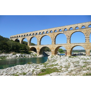 รูปถ่าย ฝรั่งเศส(France) สะพานปงดูการ์(Pont du Gard) 2008-04 39