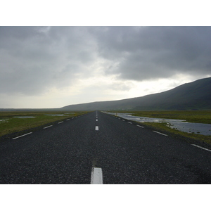 รูปถ่าย ไอซ์แลนด์(Iceland) ถนนหมายเลข 1 จากโยกุลซาร์เลานไปวีก(Road 1 Jokulsarlon to vik) 2003-06 30