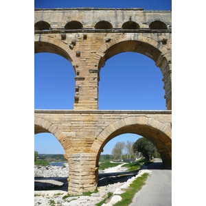 รูปถ่าย ฝรั่งเศส(France) สะพานปงดูการ์(Pont du Gard) 2008-04 55