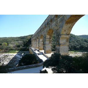 รูปถ่าย ฝรั่งเศส(France) สะพานปงดูการ์(Pont du Gard) 2008-04 0
