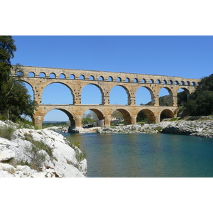 รูปถ่าย ฝรั่งเศส(France) สะพานปงดูการ์(Pont du Gard) 2008-04 22