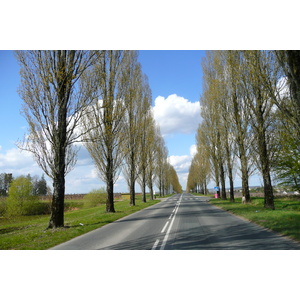 รูปถ่าย ฝรั่งเศส(France) อ็องบวซ(Amboise) ถนนจากเชอนงโซไปอ็องบวซ(Chenonceau to Amboise road) 2008-04 14