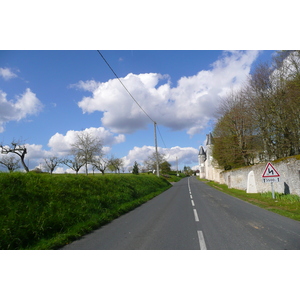 รูปถ่าย ฝรั่งเศส(France) อ็องบวซ(Amboise) ถนนจากเชอนงโซไปอ็องบวซ(Chenonceau to Amboise road) 2008-04 6