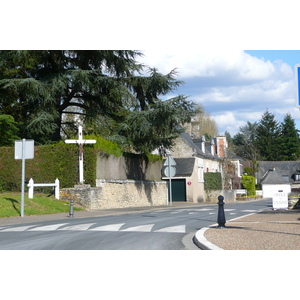 รูปถ่าย ฝรั่งเศส(France) อ็องบวซ(Amboise) ถนนจากเชอนงโซไปอ็องบวซ(Chenonceau to Amboise road) 2008-04 3