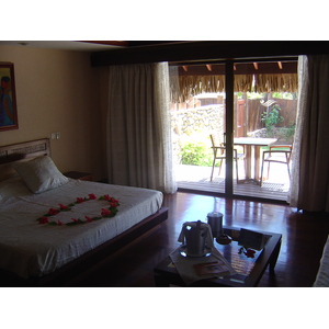 รูปถ่าย เฟรนช์โพลี่นีเซีย(Polynesia) มูเรีย(Moorea) โรงแรมเพิร์ลรีสอร์ต(Pearl Resort Hotel) 2006-04 26