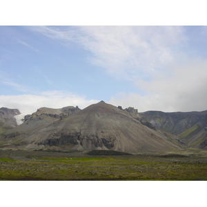 รูปถ่าย ไอซ์แลนด์(Iceland) สกาตาเฟลส์โจกูล(Skaftafellsjokull) 2003-06 12