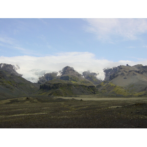 รูปถ่าย ไอซ์แลนด์(Iceland) สกาตาเฟลส์โจกูล(Skaftafellsjokull) 2003-06 1