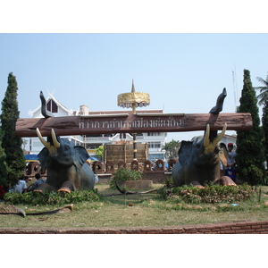 รูปถ่าย ไทย(Thailand) เชียงใหม่(Chiang Mai) ข้างในคุเมืองเชียงใหม่(Inside Canal) 2006-04 38