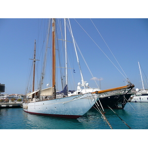 รูปถ่าย ฝรั่งเศส(France) อองทีป(Antibes) ท่าเรือโวบ็อง(Port Vauban) 2007-07 14