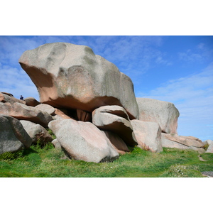 รูปถ่าย ฝรั่งเศส(France) แปร์รอส-กีแรก(Perros Guirec) หิน  แกรนิตชมพู (Cote de granite rose) 2007-08 42