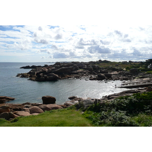 รูปถ่าย ฝรั่งเศส(France) แปร์รอส-กีแรก(Perros Guirec) หิน  แกรนิตชมพู (Cote de granite rose) 2007-08 49