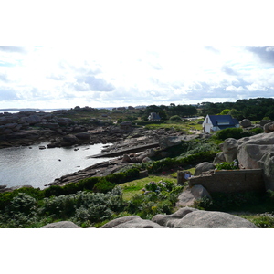 รูปถ่าย ฝรั่งเศส(France) แปร์รอส-กีแรก(Perros Guirec) หิน  แกรนิตชมพู (Cote de granite rose) 2007-08 33