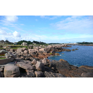 รูปถ่าย ฝรั่งเศส(France) แปร์รอส-กีแรก(Perros Guirec) หิน  แกรนิตชมพู (Cote de granite rose) 2007-08 50