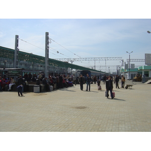 รูปถ่าย รัสเซีย(Russia) มอสโก(Moscow) ถนนตแวร์สกายา(Tverskaya Street) 2005-04 0