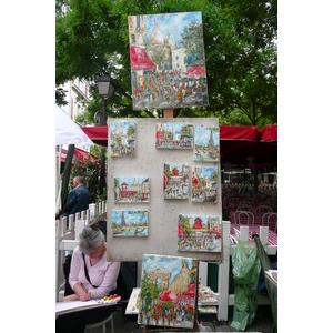 รูปถ่าย ฝรั่งเศส(France) ปารีส(Paris) จัตุรัสแตร์ทร์(Place du Tertre) 2007-06 5