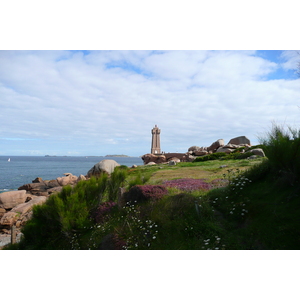 รูปถ่าย ฝรั่งเศส(France) แปร์รอส-กีแรก(Perros Guirec) หิน  แกรนิตชมพู (Cote de granite rose) 2007-08 15