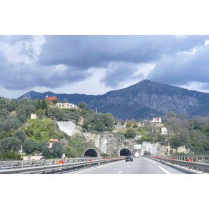 รูปถ่าย ฝรั่งเศส(France) เฟรนช์ริวิเอรา(French Riviera) ถนนจากนีซไปม็องตง(Nice to Menton road) 2008-03 76