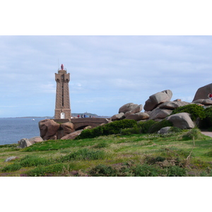 รูปถ่าย ฝรั่งเศส(France) แปร์รอส-กีแรก(Perros Guirec) หิน  แกรนิตชมพู (Cote de granite rose) 2007-08 64