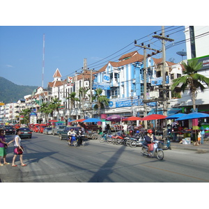 รูปถ่าย ไทย(Thailand) ภูเก็ต(Phuket) ป่าตอง(Patong) ถนนสาย 2(2nd Road) 2005-12 22