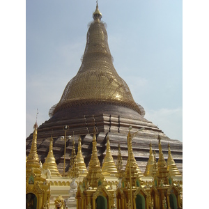 รูปถ่าย พม่า(Myanmar) ย่างกุ้ง(Yangon) พระมหาเจดีย์ชเวกากอง(Shwedagon Pagoda) 2005-01 50