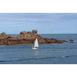 รูปถ่าย ฝรั่งเศส(France) แปร์รอส-กีแรก(Perros Guirec) หิน  แกรนิตชมพู (Cote de granite rose) 2007-08 62