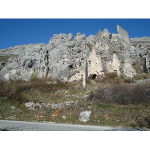 รูปถ่าย ฝรั่งเศส(France) ถนนจากกูร์เซกูลไปเกรโอลีแยร์-เล-เนจ(Coursegoule to Greolieres les neiges road) 2007-01 81