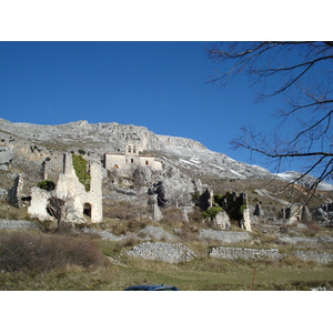 รูปถ่าย ฝรั่งเศส(France) ถนนจากกูร์เซกูลไปเกรโอลีแยร์-เล-เนจ(Coursegoule to Greolieres les neiges road) 2007-01 98
