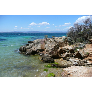 รูปถ่าย ฝรั่งเศส(France) เกาะปอร์เกอรอล(Porquerolles Island) หาดกูร์ตาด(Courtade beach) 2008-05 59
