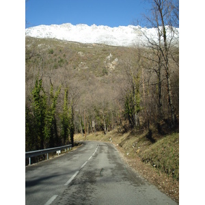 รูปถ่าย ฝรั่งเศส(France) ถนนจากกูร์เซกูลไปเกรโอลีแยร์-เล-เนจ(Coursegoule to Greolieres les neiges road) 2007-01 113