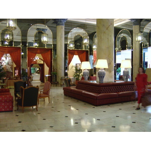 รูปถ่าย โมร็อกโก(Morocco) คาซาบลังกา(Casablanca) โรงแรมรอยัลมันซูร์ เมอริเดียน(Royal Mansour Meridien) 2004-09 1