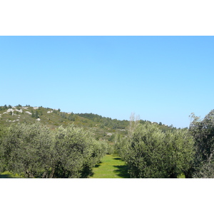 รูปถ่าย ฝรั่งเศส(France) โพรว็องส์(Provence) ถนนจากโบเดอโพรว็องส์ไปตาราสกง(Baux de Provence to Tarascon road) 2008-04 4