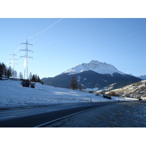 รูปถ่าย สวิสเซอร์แลนด์(Switzerland) ถนนจากคูร์ไปเซนต์มอริตซ์(Chur to St Moritz Road) 2007-01 129
