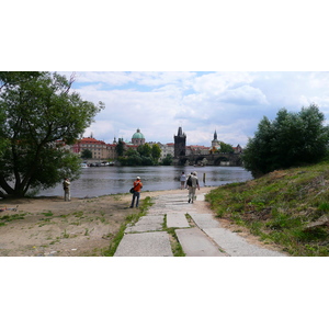 รูปถ่าย สาธารณรัฐเช็ก(Czech Republic) ปราก(Prague) แม่น้ำวัลตาวา(Vltava river) 2007-07 25
