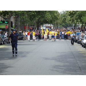 รูปถ่าย ฝรั่งเศส(France) ปารีส(Paris) เล่นสเก็ตในปารีส(Randonnee Roller et Coquillages) 2007-07 23