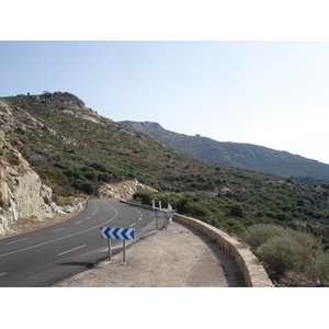 รูปถ่าย ฝรั่งเศส(France) คอร์สิคา(Corsica) ถนนจากลีล-รูสไปกาลวี(Ile Rousse to Calvi Road) 2006-09 4