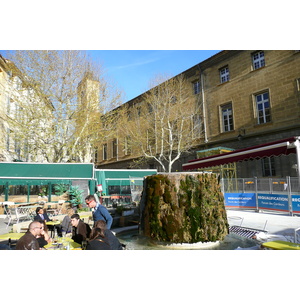 รูปถ่าย ฝรั่งเศส(France) แอ็กซ์-อ็อง-โพรว็องส์(Aix en Provence) ลานฟอรุมเดการ์เดอร์(Forum des Cardeurs) 2008-04 20