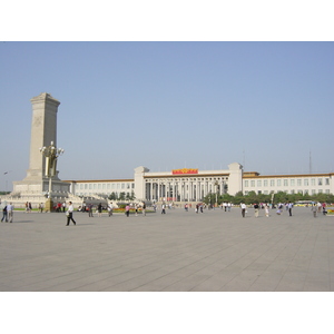 รูปถ่าย จีน(China) ปักกิ่ง(Beijing) จัตุรัสเทียนอันเหมิน(Tiananmen) 2002-05 24