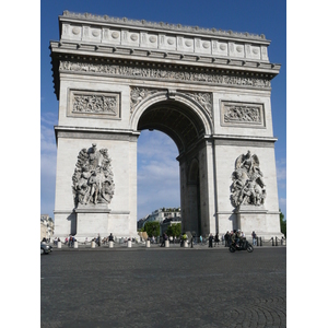 รูปถ่าย ฝรั่งเศส(France) ปารีส(Paris) ประตูชัย(Etoile and Arc de Triomphe) 2007-05 21