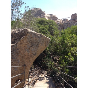 รูปถ่าย อิตาลี(Italy) ซาร์ดิเนีย(Sardinia) หินรูปหมี (รอกชาเดลลอร์โซ)(Roccia dell'Orso) 2015-06 29