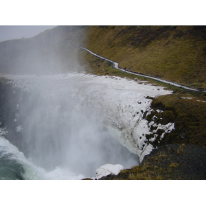 รูปถ่าย ไอซ์แลนด์(Iceland) กูลล์ฟอส(Gullfoss) 2003-03 8