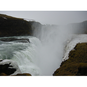 รูปถ่าย ไอซ์แลนด์(Iceland) กูลล์ฟอส(Gullfoss) 2003-03 12