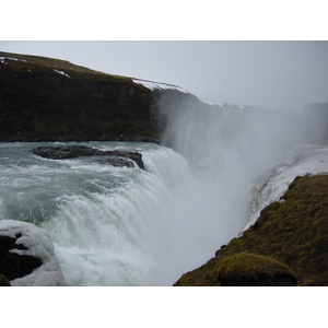 รูปถ่าย ไอซ์แลนด์(Iceland) กูลล์ฟอส(Gullfoss) 2003-03 17