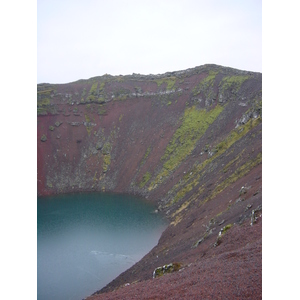 รูปถ่าย ไอซ์แลนด์(Iceland) ปล่องภูเขาไฟเคริด(Kerid) 2003-03 1